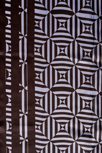 Brown Print Scarf, , image 2